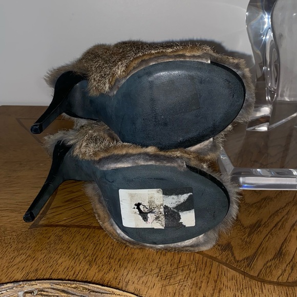 Celine Rabbit Fur Boots - Picture 6 of 10